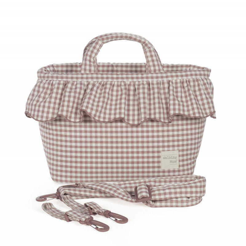 Borsa Fasciatoio Praliné Vichy Moka - 3