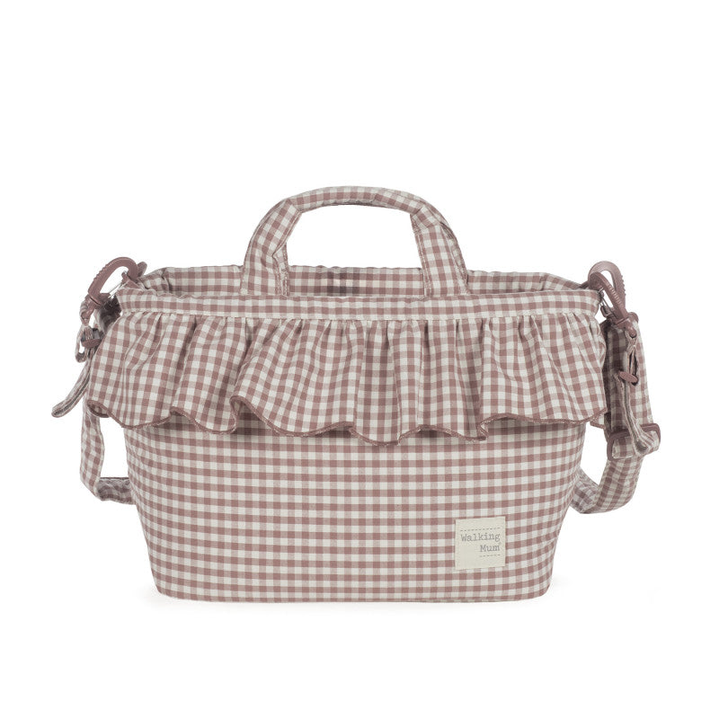 Borsa Fasciatoio Praliné Vichy Moka - 4