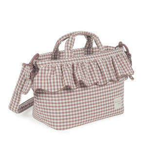 Borsa Fasciatoio Praliné Vichy Moka - 5