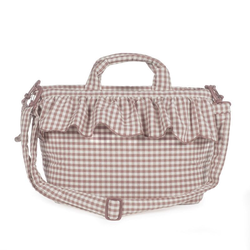 Borsa Fasciatoio Praliné Vichy Moka - 7