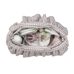 Borsa Fasciatoio Praliné Vichy Moka - 9