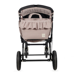 Borsa Fasciatoio Praliné Vichy Moka - 10
