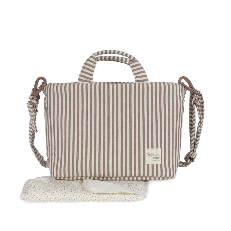 Borsa Fasciatoio Praliné Rayas Moka