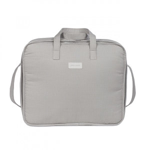 Valigia Little Bloom Vichy Grigio