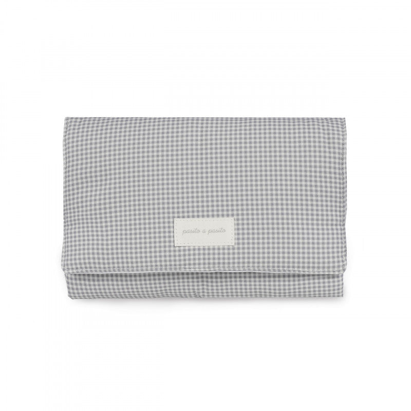 Fasciatoio Little Bloom Vichy Grigio