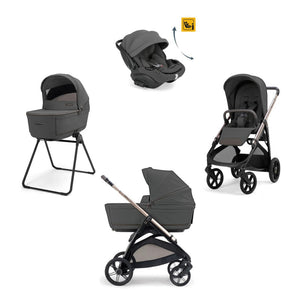 Trio Inglesina System Quattro Aptica Darwin Infant Marble Grey