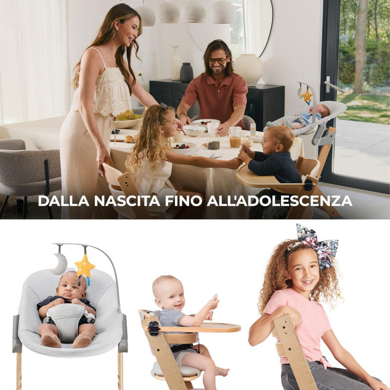 Seggiolone Evolutivo 4 in 1 con sdraietta ENOCK Kinderkraft - 4