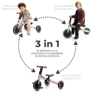 Kinderkraft Triciclo 3in1 4TRIKE, Mini bici, - 4