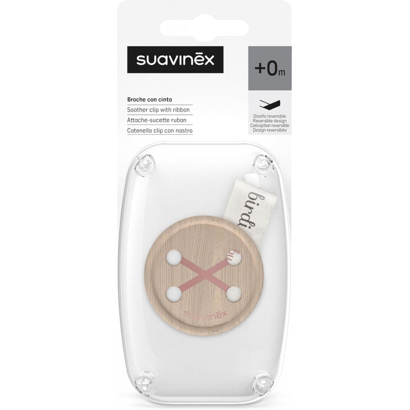 Clip In Tessuto Birdies Suavinex Rosa - 2