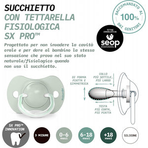 Succhietto 0/6 M Tettina SIL SX PROTM (2 PZ) Suavinex Neutro - 3