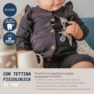 Succhietto 0/6 M Tettina SIL SX PROTM (2 PZ) Suavinex Neutro - 4