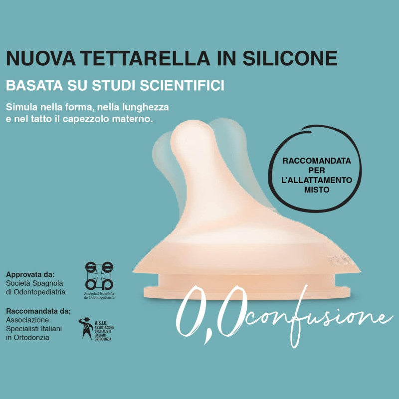 Biberon Anti-Coliche con Ciuccio Zero Zero Fair - 2