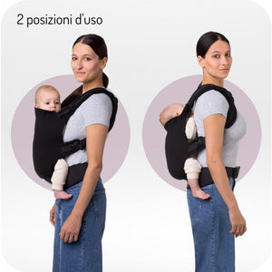 Marsupio MoMi COLLET fino a 20 Kg. Black - 10