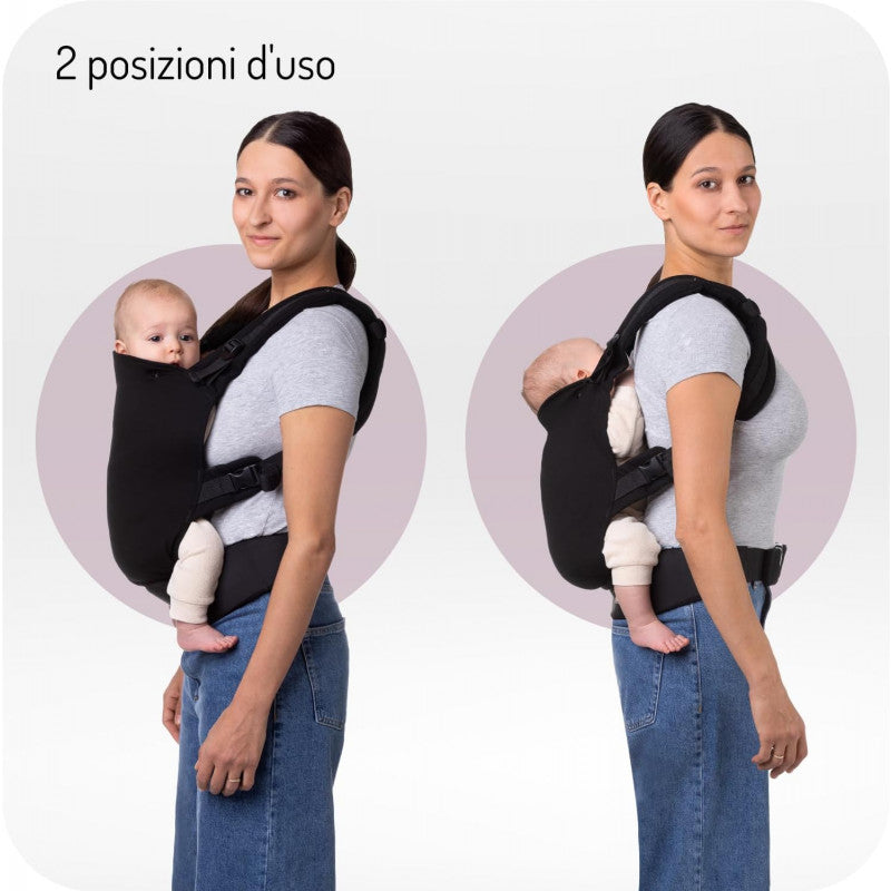 Marsupio MoMi COLLET fino a 20 Kg. Black - 10