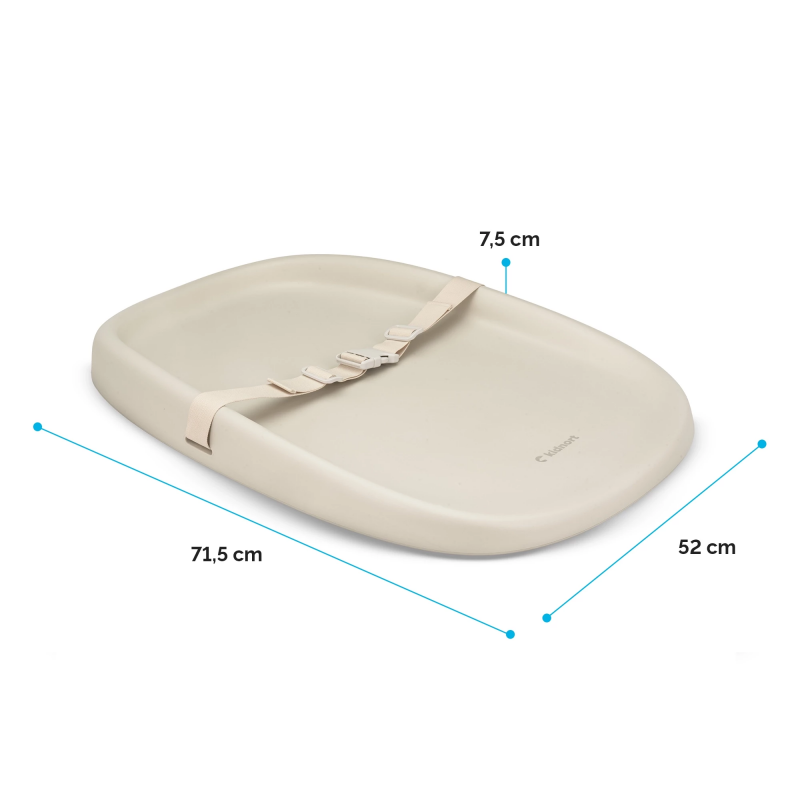 Materassino Fasciatoio Laer in morbida schiuma Beige - 4