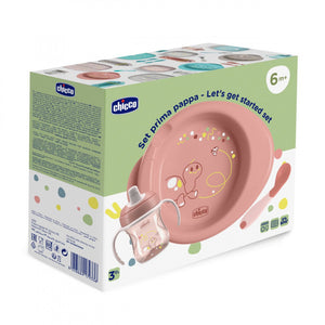 Set Prima Pappa 6M+Chicco Rosa