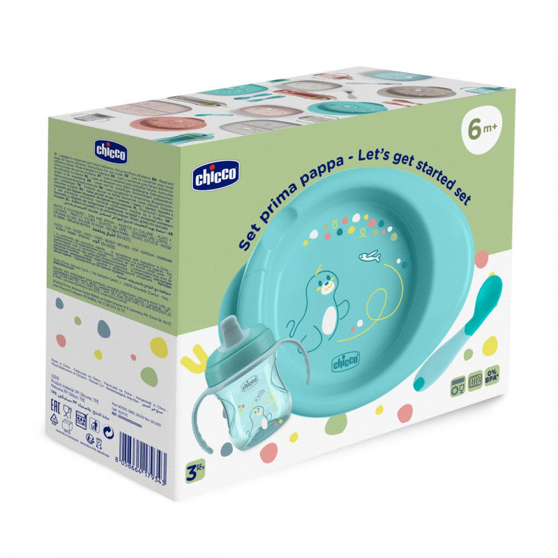 Set Prima Pappa 6M+Chicco Azzurro