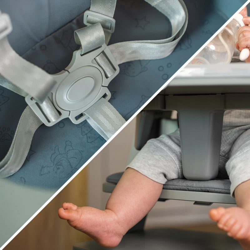 Seggiolone Evolutivo Kidnort Drommer Dark Grey - 15