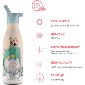 Cool Bottles - Borraccia Termica Dragon Dreams 350 ml - 5