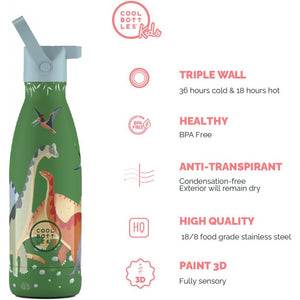 Cool Bottles - Borraccia Termica Jurassic Era 350 ml - 4