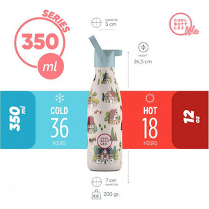 Cool Bottles - Borraccia Termica  Tudor Village 350 ml - 4