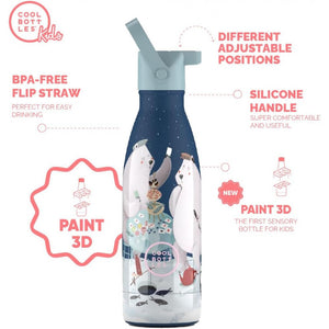 Cool Bottles - Borraccia Termica Polar Bears 350 ml - 3