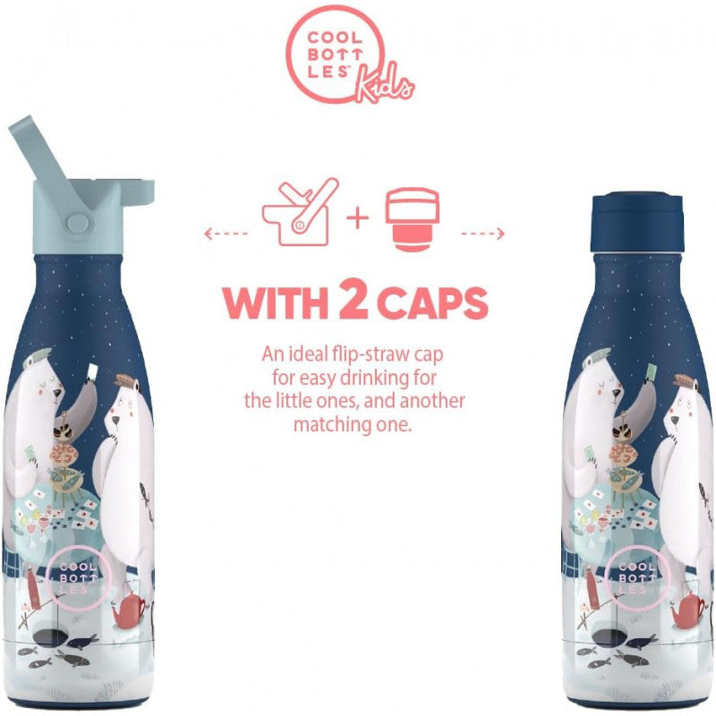 Cool Bottles - Borraccia Termica Polar Bears 350 ml - 6