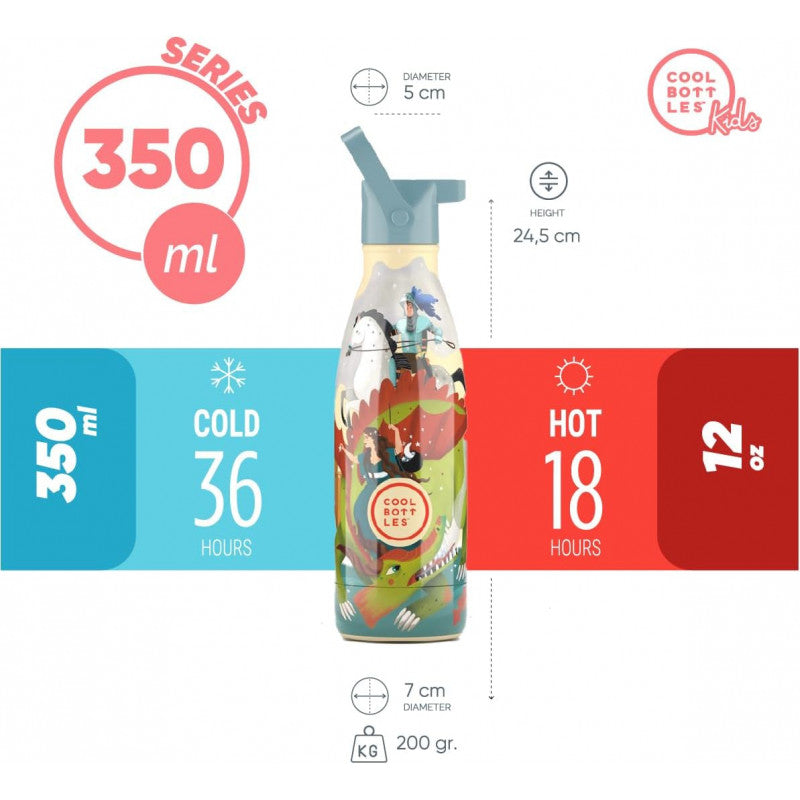 Cool Bottles - Borraccia Termica Knight Legend 350 ml - 4