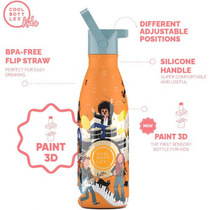 Cool Bottles - Borraccia Termica Music Beats350 ml