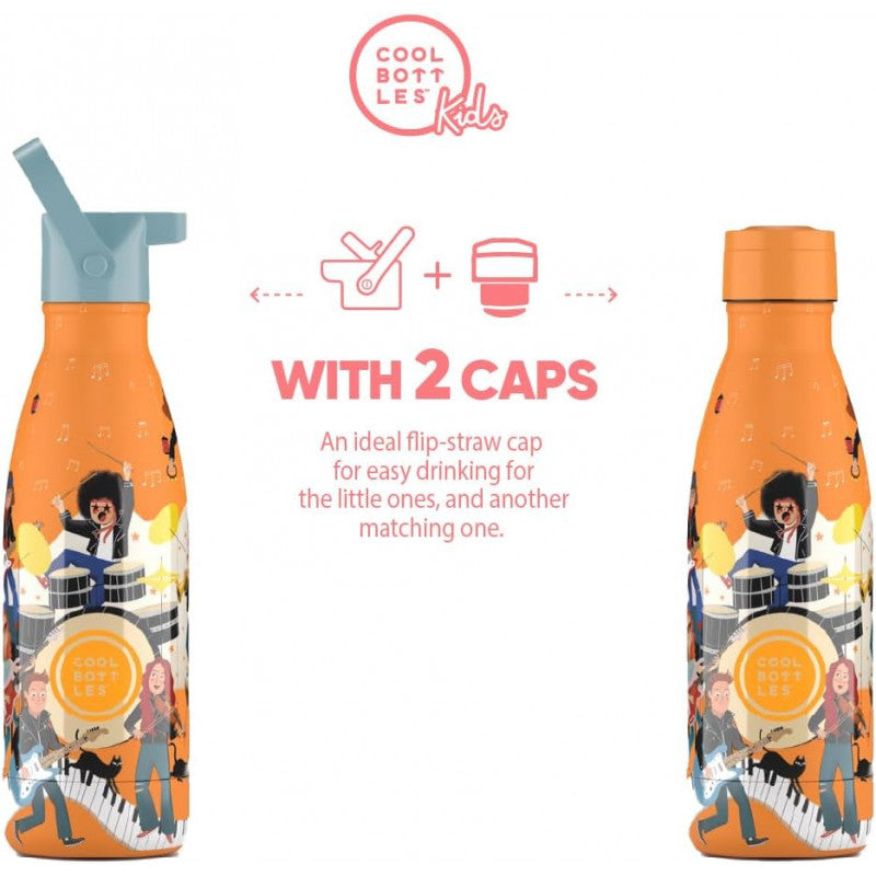 Cool Bottles - Borraccia Termica Music Beats350 ml - 2