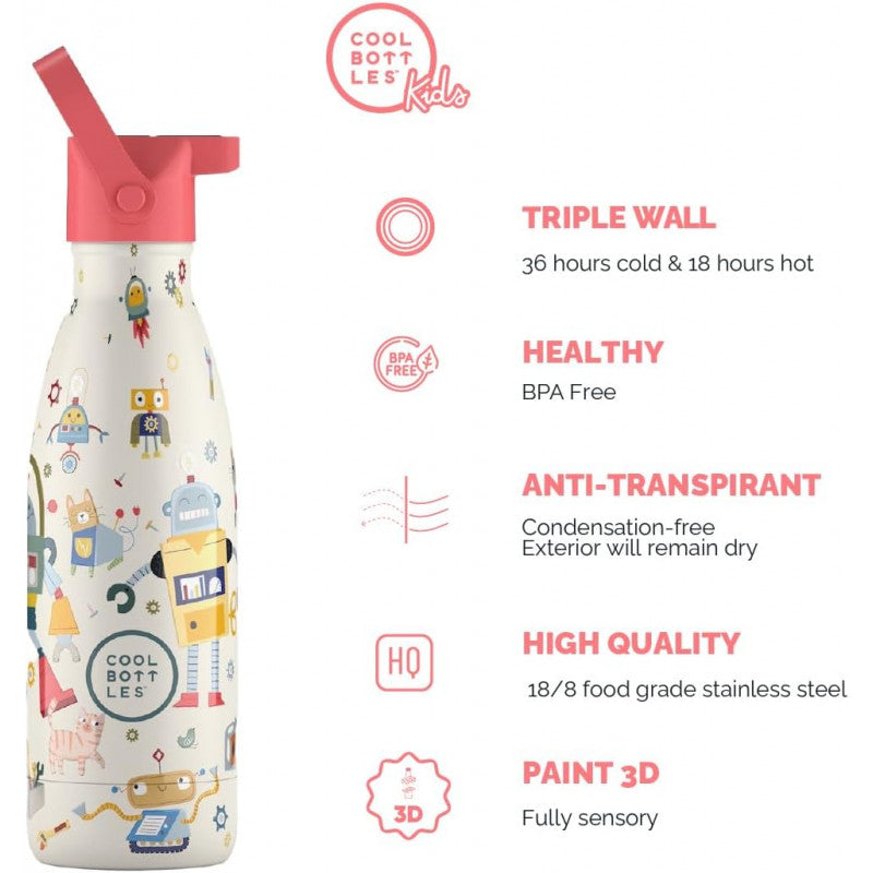Cool Bottles - Playland Series Messy Robots 350 ml - 5