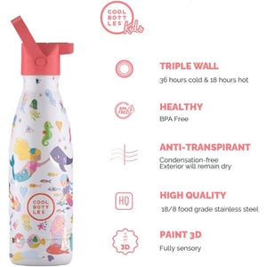 Cool Bottles - Playland Series Sweet Mermaids 350 ml - 4