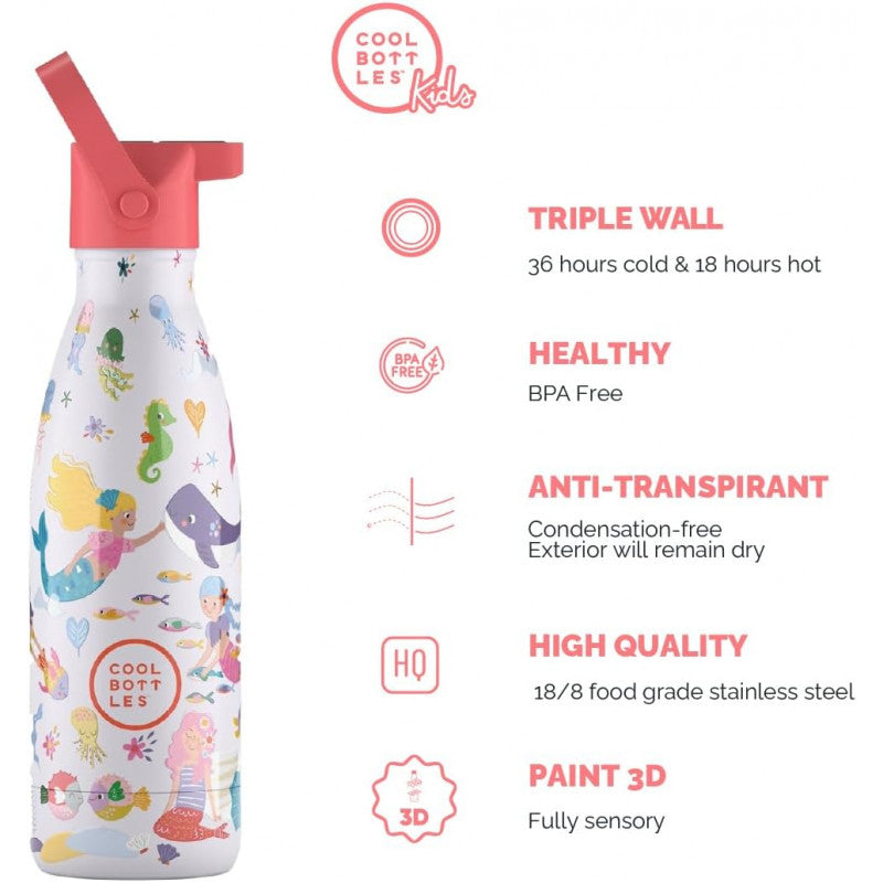 Cool Bottles - Playland Series Sweet Mermaids 350 ml - 4