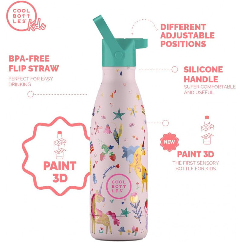 Borraccia in Acciaio Inox per bambini 350 ml  Unicorns Funny - 3