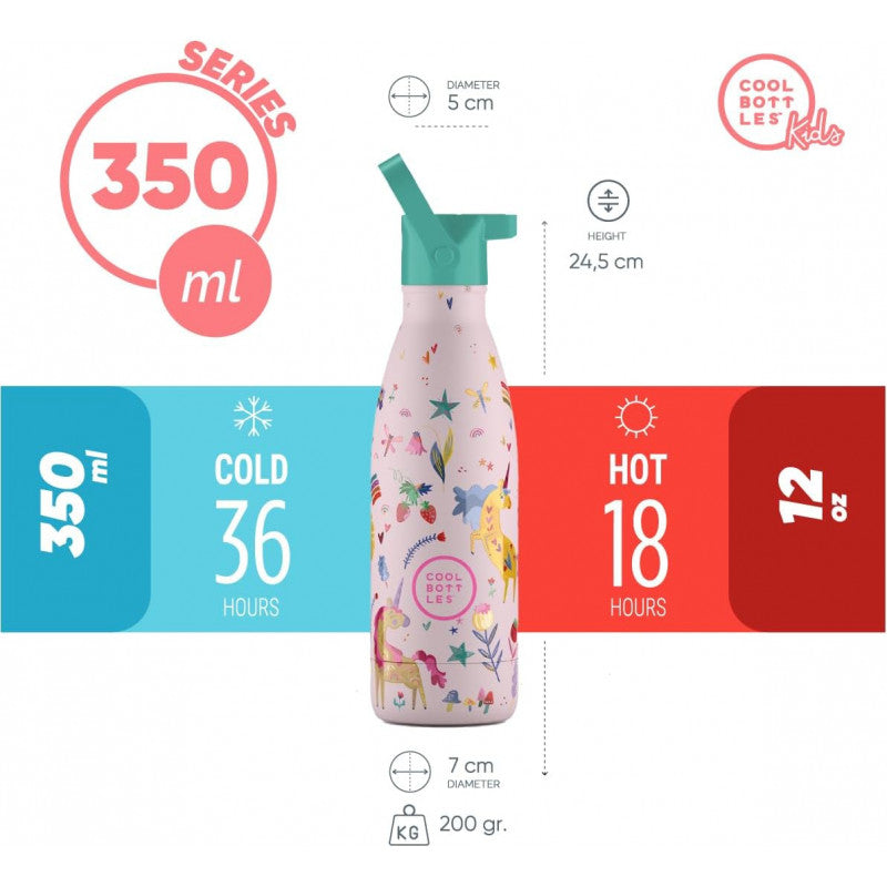 Borraccia in Acciaio Inox per bambini 350 ml  Unicorns Funny - 5