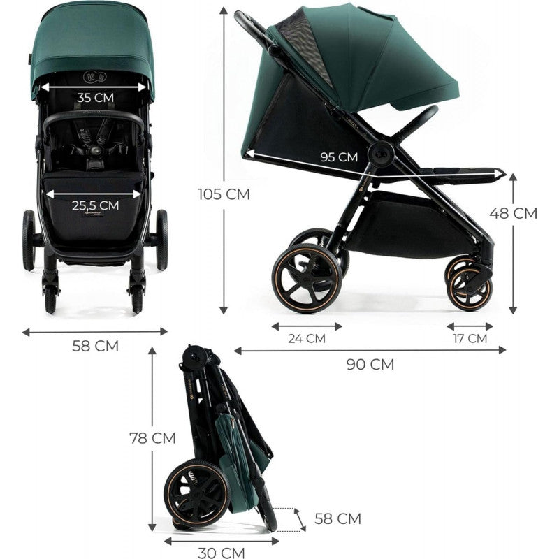 Passeggino Kinderkraft leggero MITZY Jade Green
