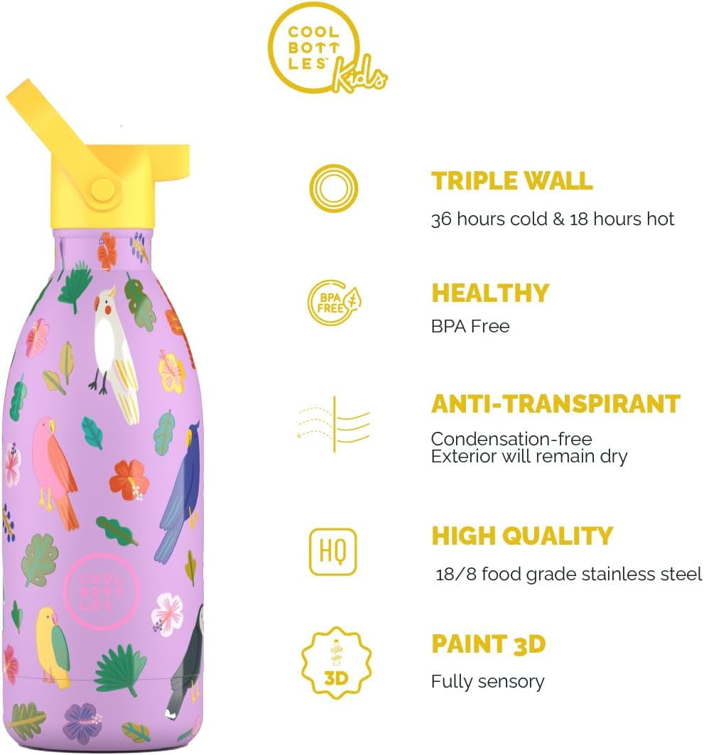 Borraccia in Accaio Fly Free 500ml Cool Bottles - 2