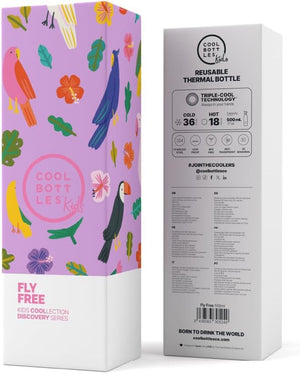Borraccia in Accaio Fly Free 500ml Cool Bottles - 4