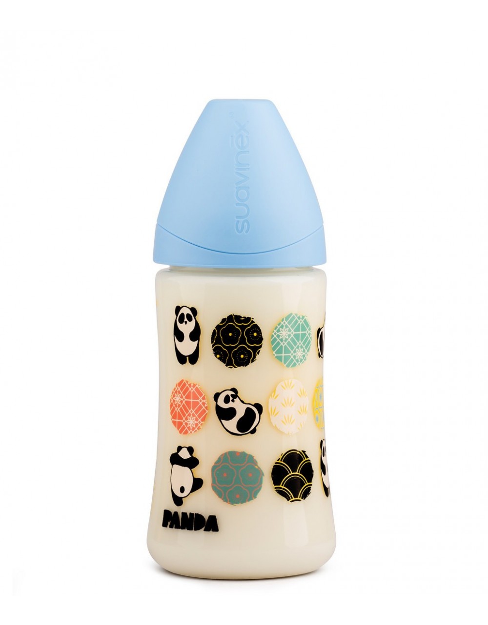 Biberon Suavinex Panda 270 ml - Silicone