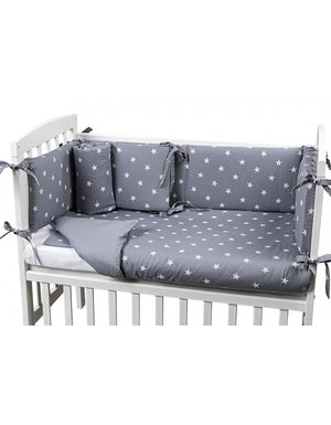Rivestimento Culla Lella Picci Stella Grigio