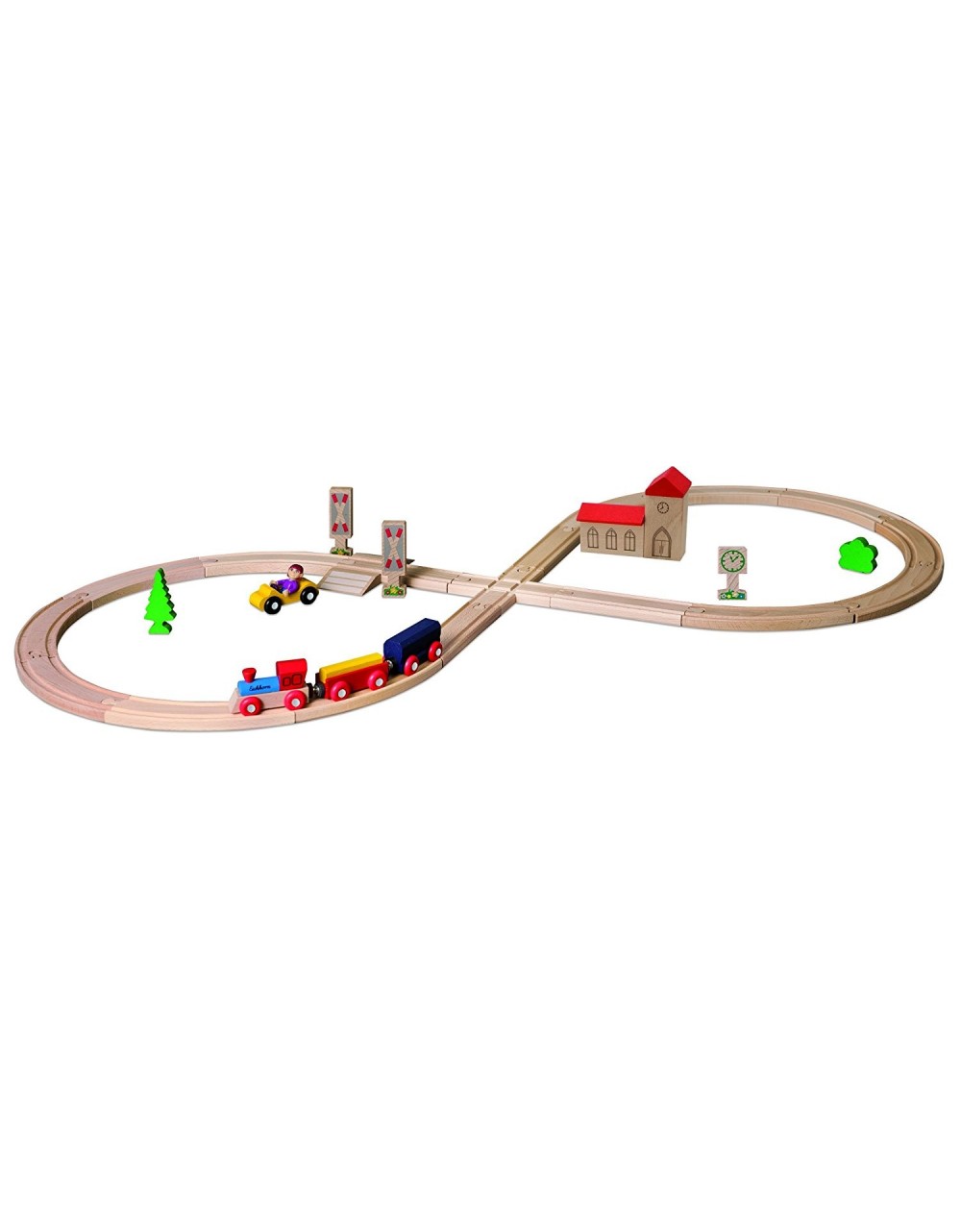Pista Treno in legno 290 cm - 3