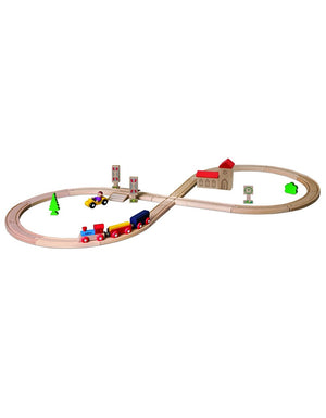 Pista Treno in legno 290 cm - 3