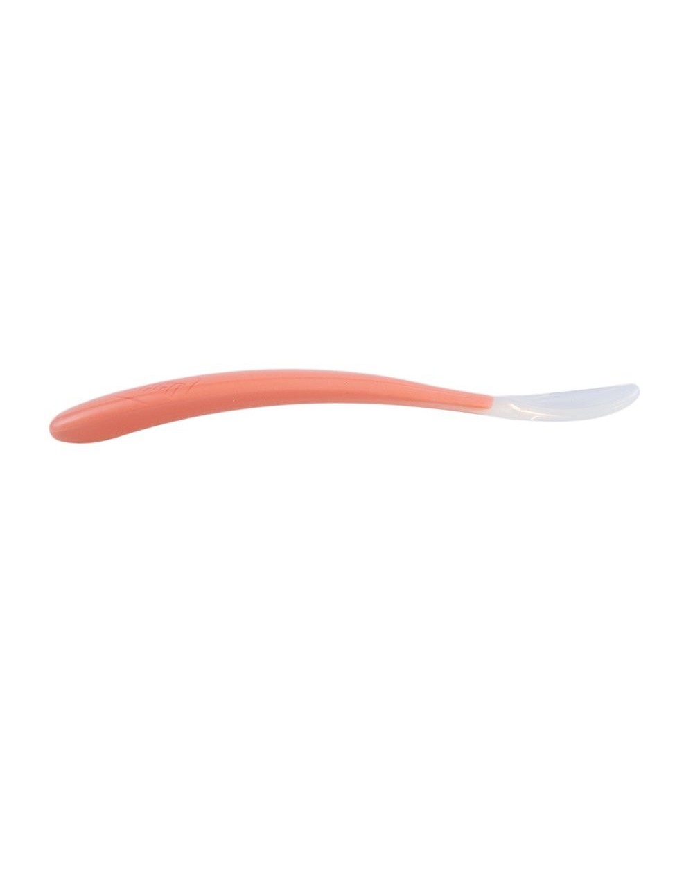 Cucchiaio In silicone Arancione Chicco