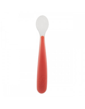 Cucchiaio In silicone Arancione Chicco - 2