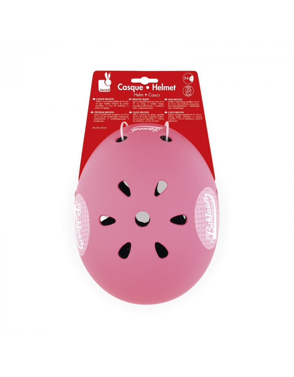 Casco Protettivo Rosa per Bici Janod - 2