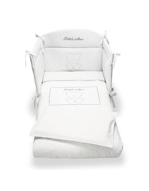 Completo Piumone Sfilabile Little Star Bianco PALI