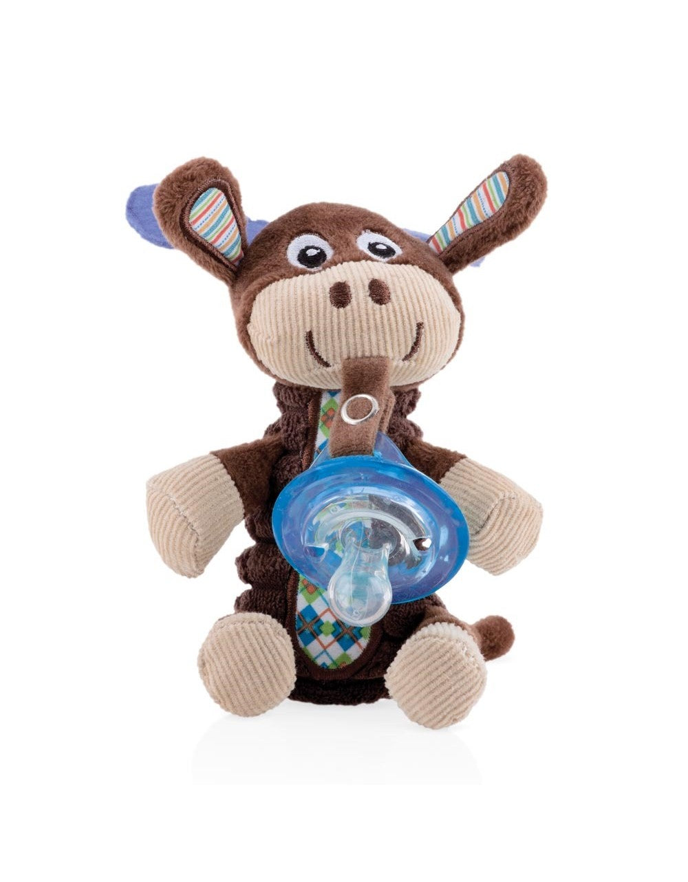 Portasucchietto In Peluche Nuby Alce Blu