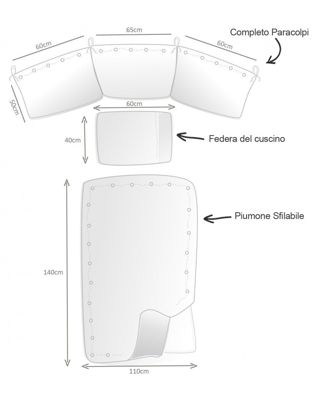 Completo Piumone Prestige Pali - 2