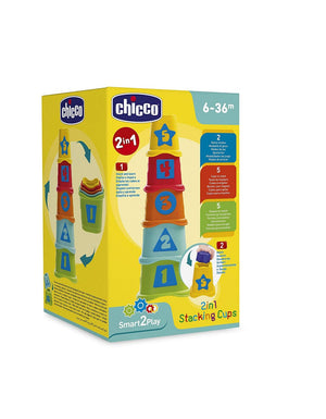 Gioco Chicco 2 in 1 Tazze Impilabili - 2