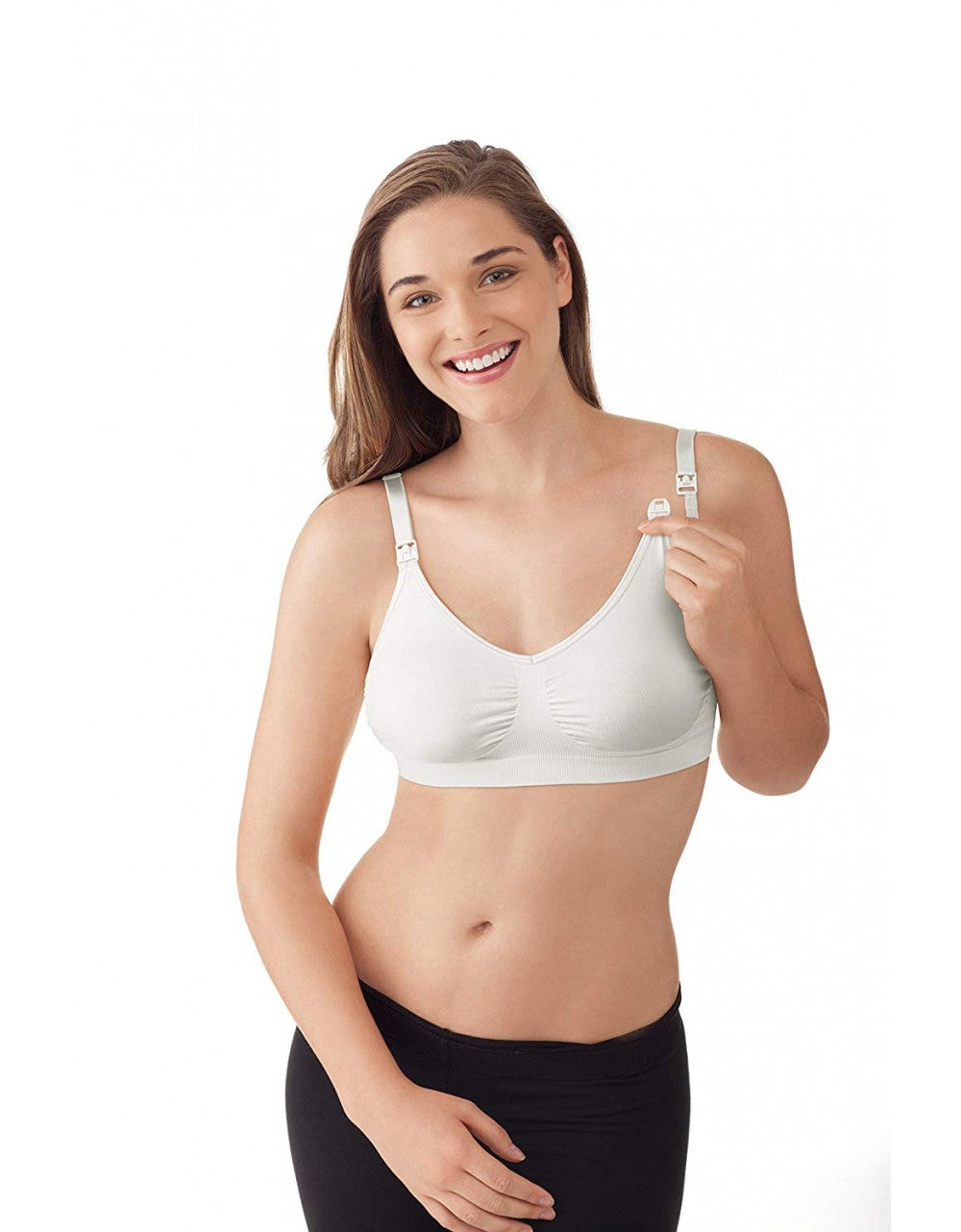 Reggiseno Gravidanza e Allattamento Bianco - XL - 2